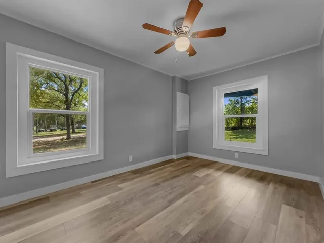 wooden floor in an empty room
