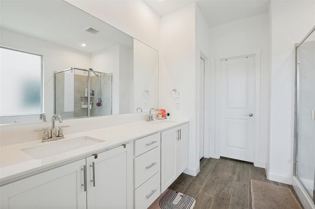 536 Breeds Hl Road Little Elm, TX 75068 - Photo 5 of 13 Primary Bath with dual sink, standing shower & Garden tub