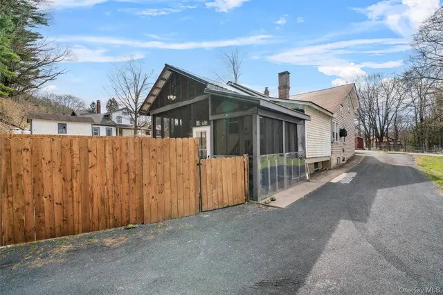 a view of outdoor space and deck