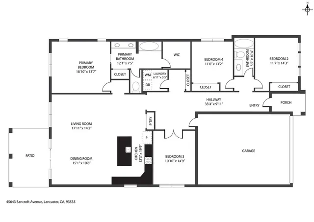 $560,000 | 45643 Sancroft Avenue, Lancaster, CA 93535