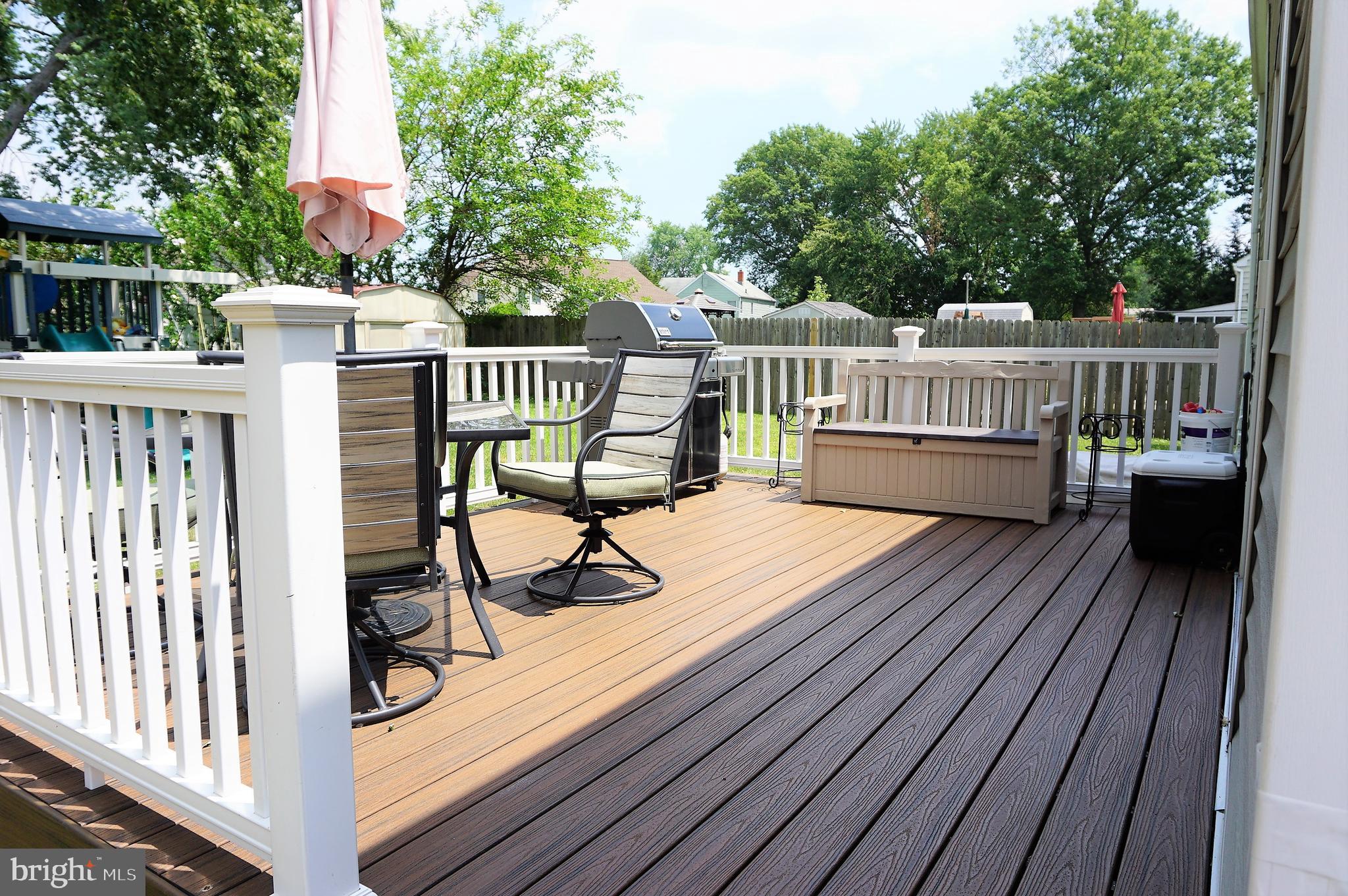 4394 Nottingham Way Hamilton, NJ 08690 - Photo 24 of 28 Large Trex Deck