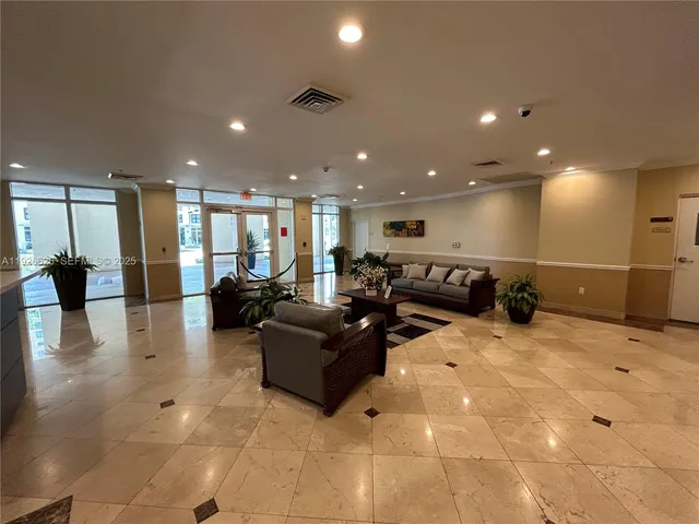 a view of a swimming pool with a lounge chair
