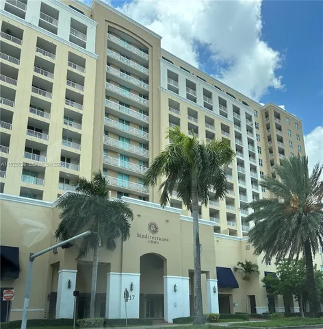 a front view of a building