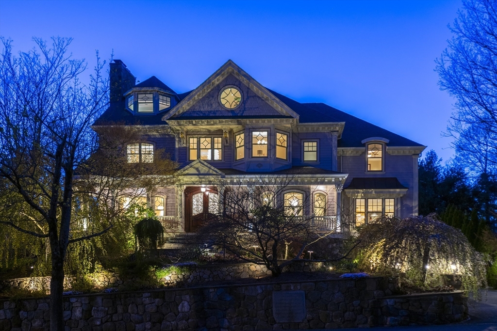 16 Meriam Street Lexington, MA 02420 - Photo 42 of 42 a front view of a house with yard and green space