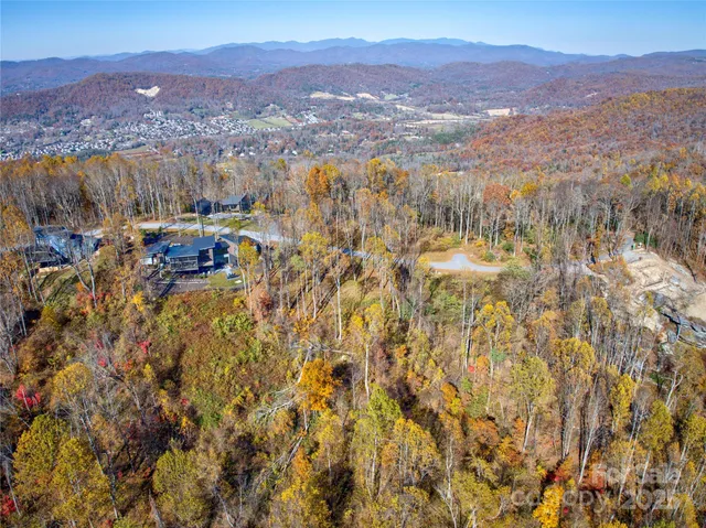 a view of city and mountain