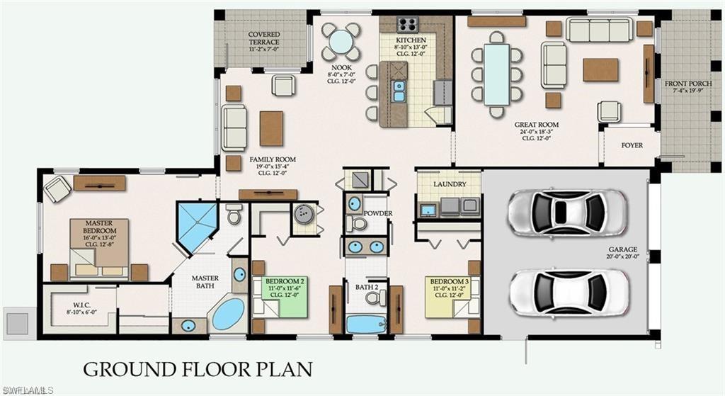 5257 Messina Street Ave Maria, FL 34142 - Photo 13 of 13 View of home floor plan