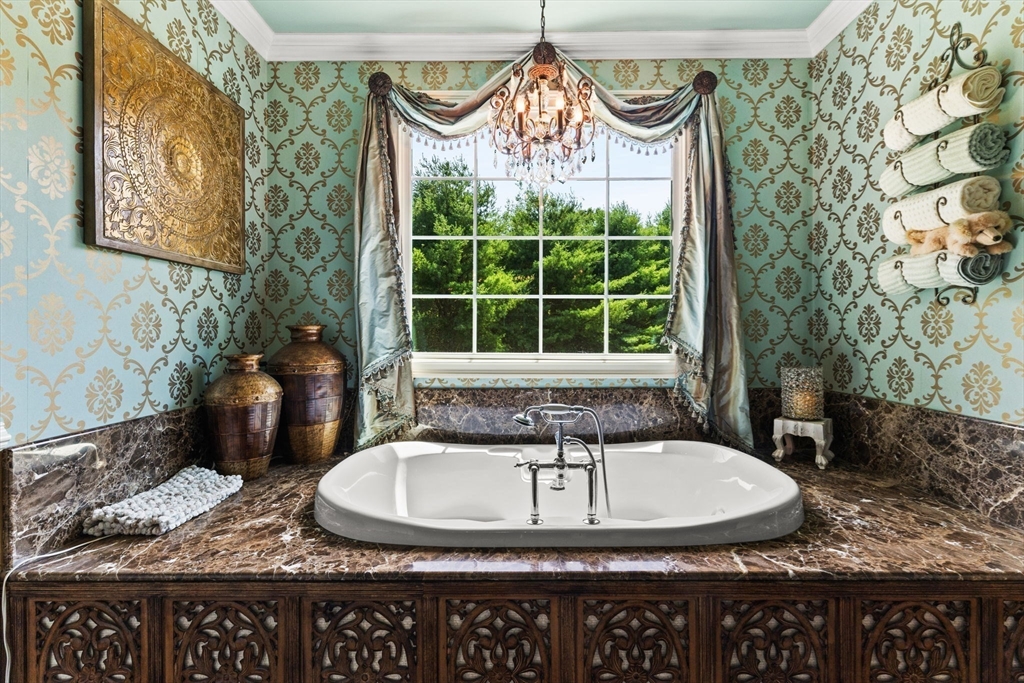 1276 Old Fall River Road Dartmouth, MA 02747 - Photo 26 of 42 a bathroom with a granite countertop sink and a mirror