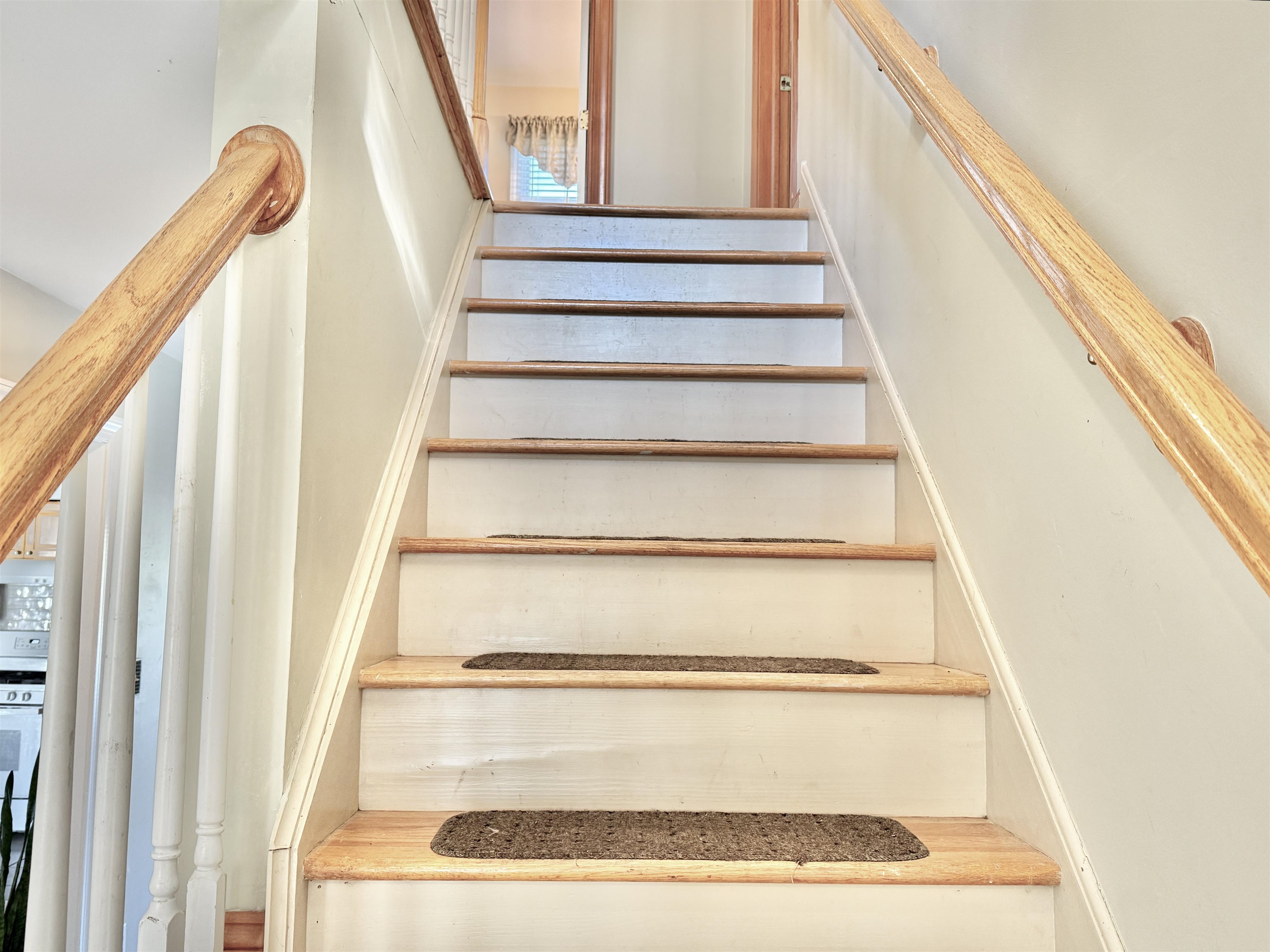 1981 Tuckahoe Road Woodbine, NJ 08270 - Photo 26 of 37 a view of staircase with white walls and a window