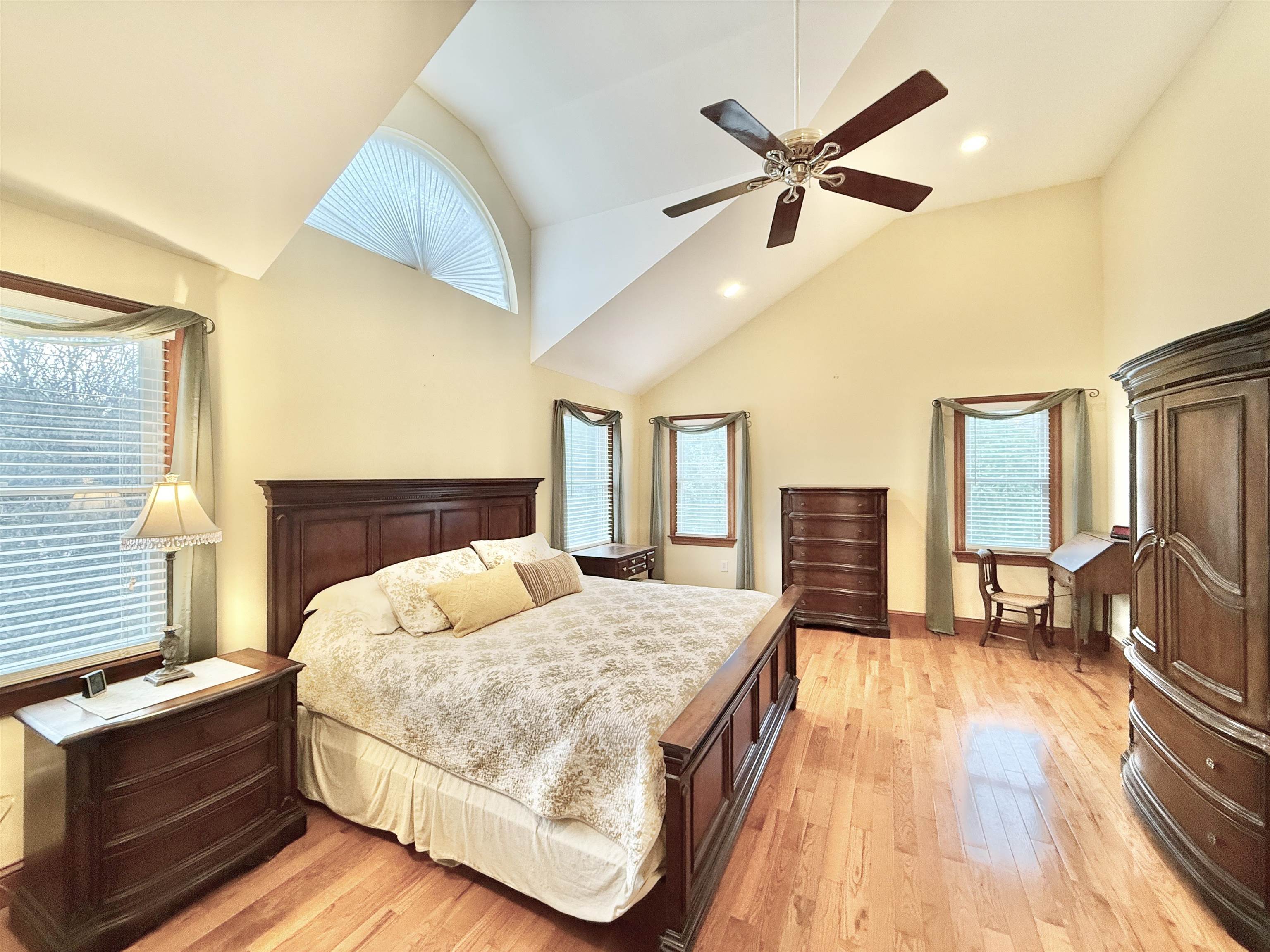 1981 Tuckahoe Road Woodbine, NJ 08270 - Photo 32 of 37 a bedroom with a bed and wooden floor