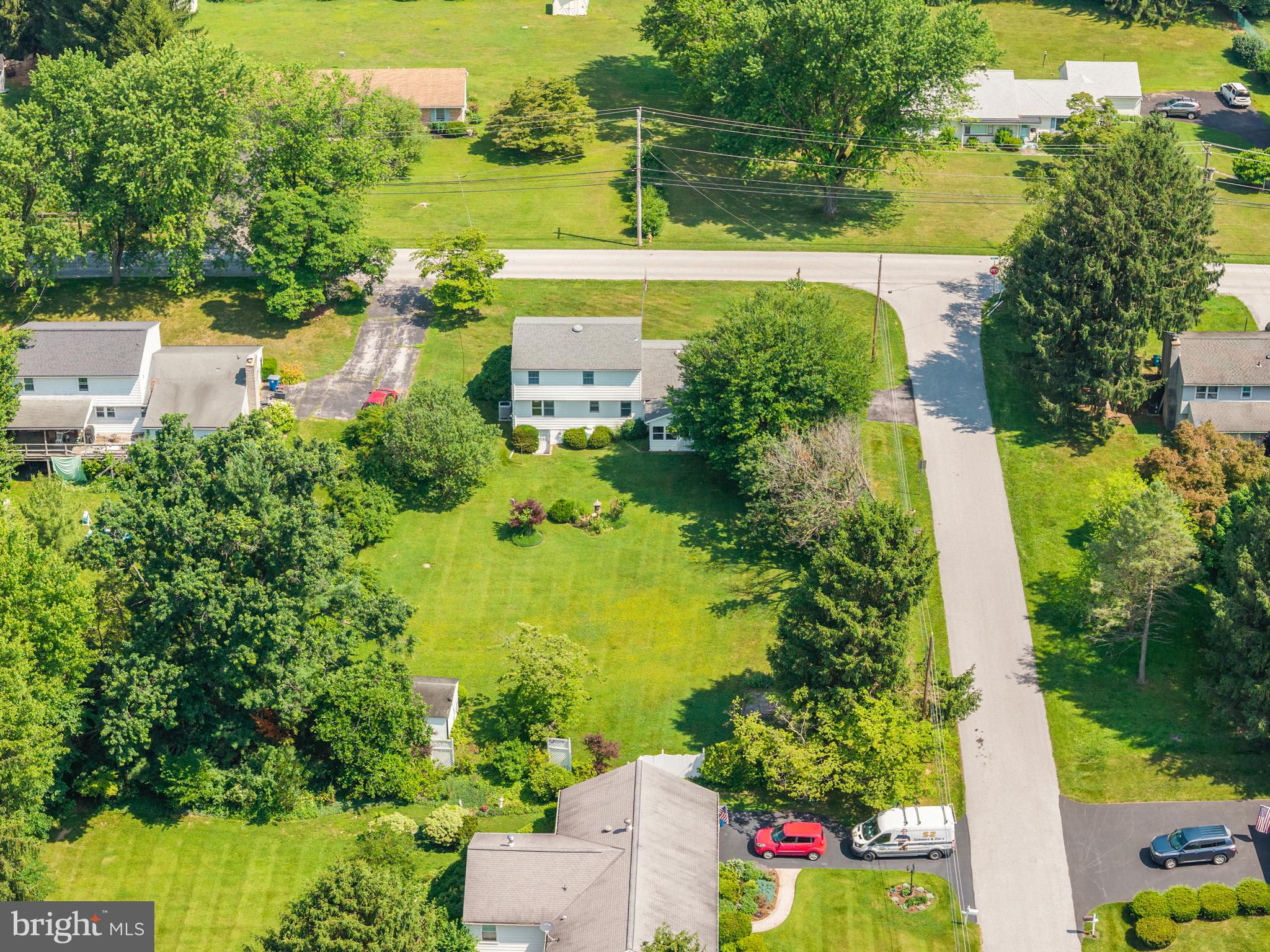 258 Monacy Road Coatesville, PA 19320 - Photo 45 of 54 an aerial view of residential houses with outdoor space and street view