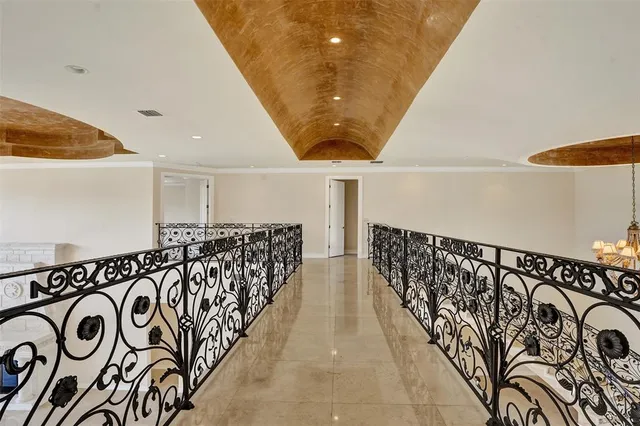 a view of a swimming pool with outdoor seating