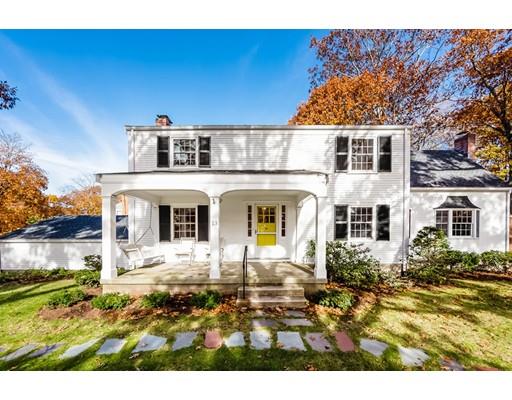 13 Churchill Road Marblehead, MA 01945 - Photo 2 of 26 a front view of a house with a yard