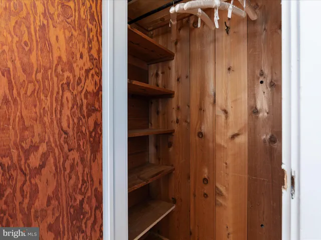 a view of walk in closet