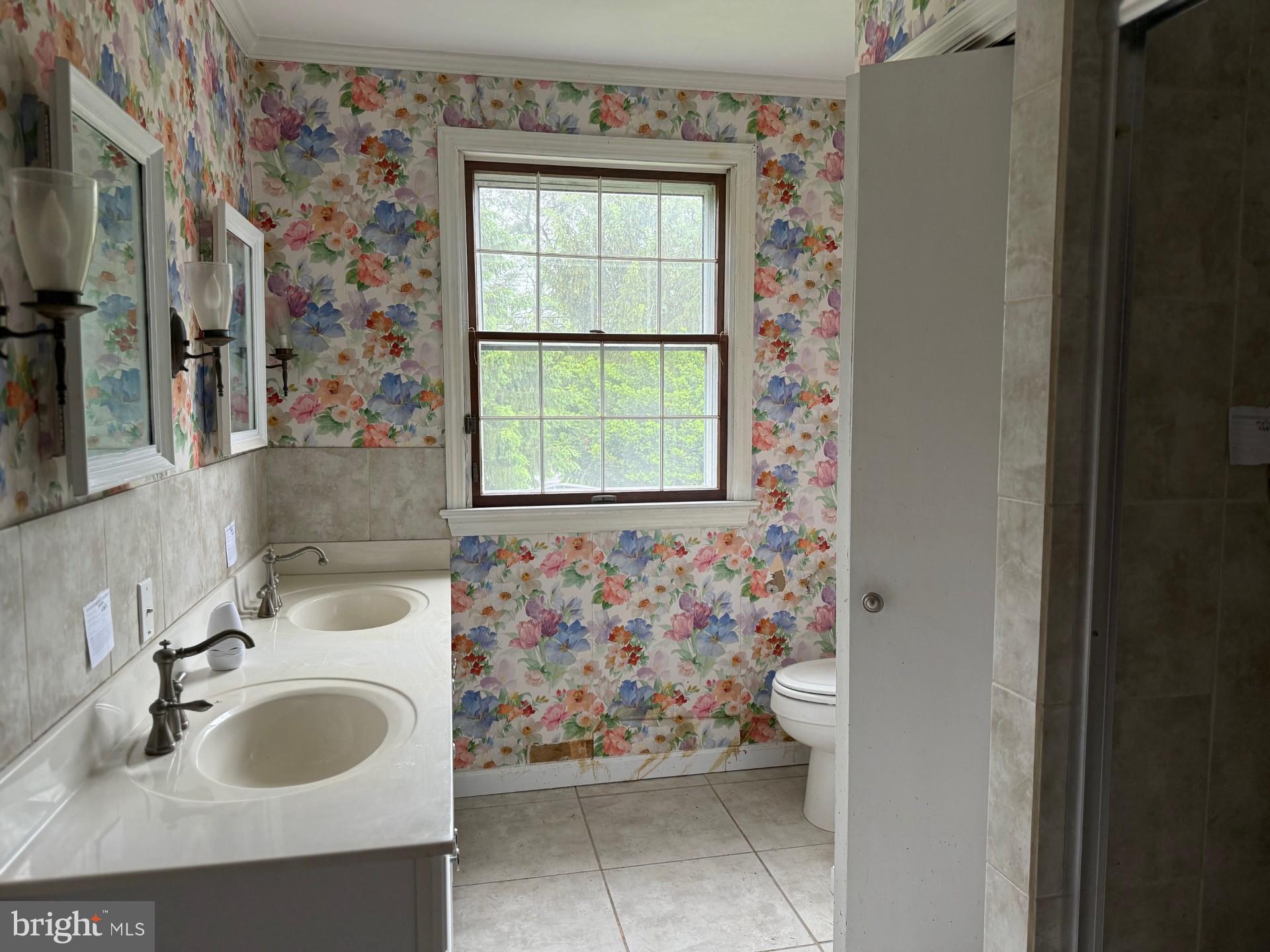 790 Hopewell Road Downingtown, PA 19335 - Photo 25 of 27 a bathroom with a sink toilet and window