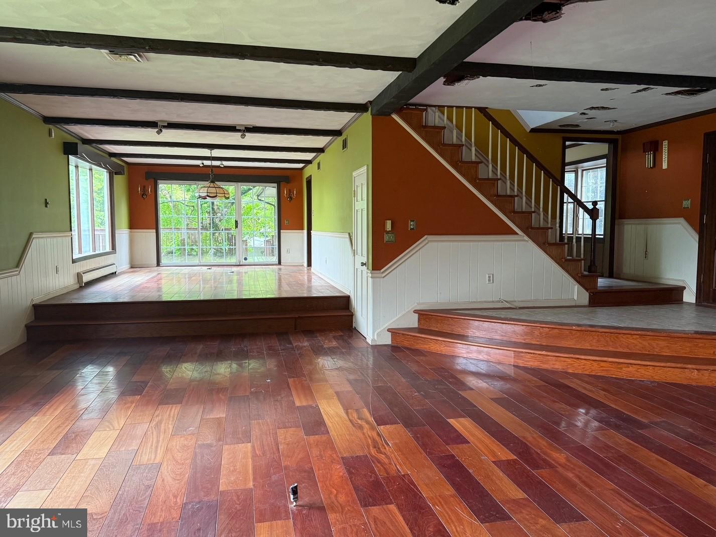 790 Hopewell Road Downingtown, PA 19335 - Photo 10 of 27 a view of empty room with wooden floor and fan