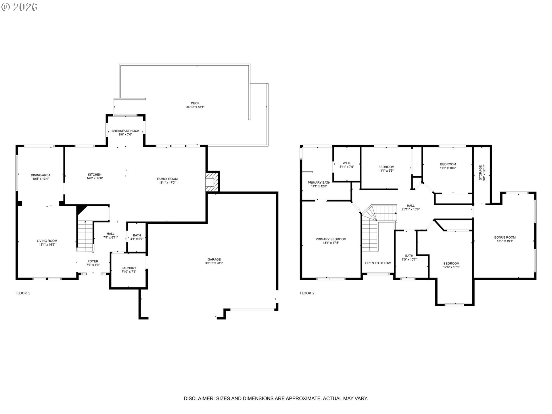 4000 Southwest 30th Drive Gresham, OR 97080 - Photo 45 of 45 a picture of floor plan