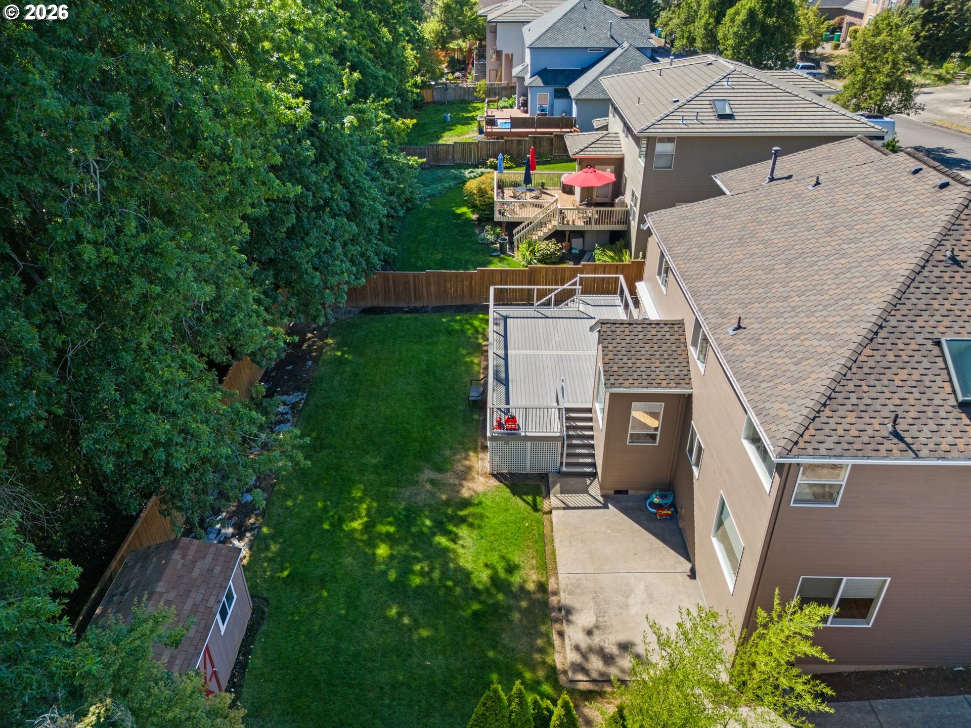 4000 Southwest 30th Drive Gresham, OR 97080 - Photo 7 of 45 an aerial view of a house with a yard basket ball court and outdoor seating