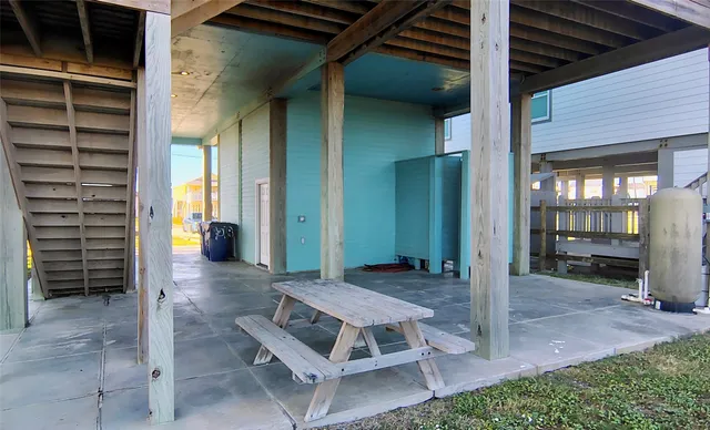 a view of an entryway of house and front door