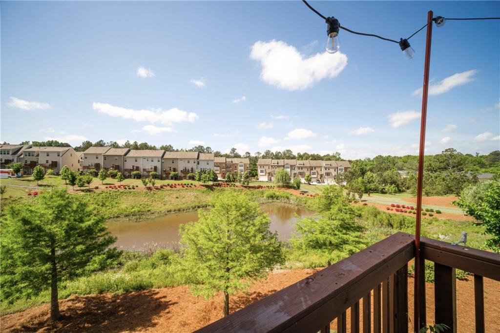 1595 Ridgebrook Downs Mableton, GA 30126 - Photo 35 of 39 a view of a lake from a balcony