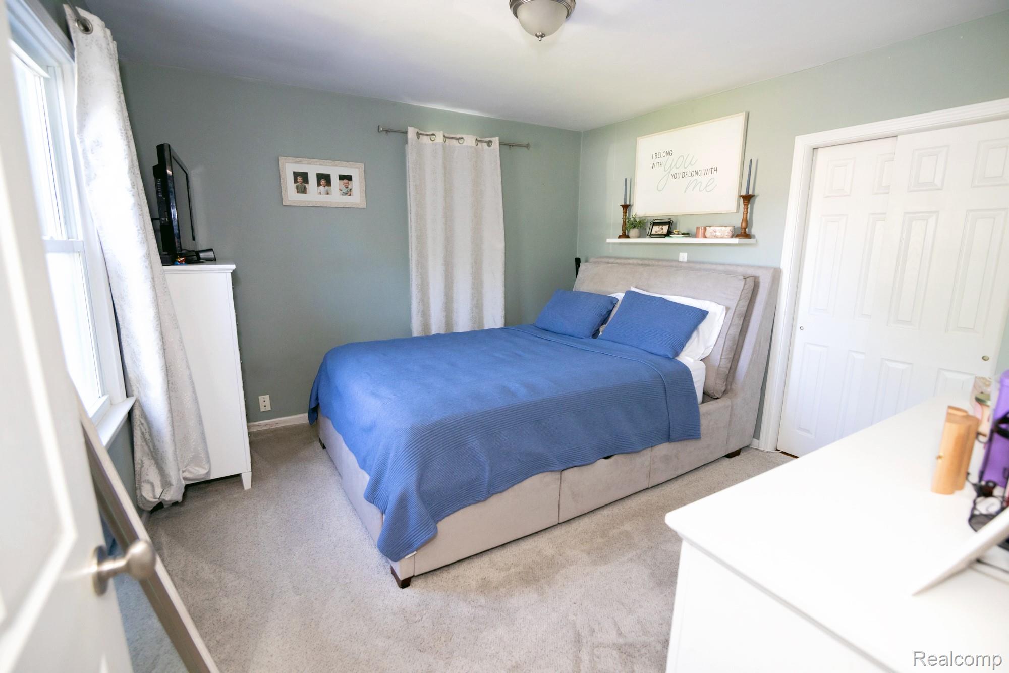 3757 Cone Avenue Rochester, MI 48309 - Photo 21 of 45 Light-filled room featuring soft gray wall paint, a ceiling light fixture, and light-colored carpeting