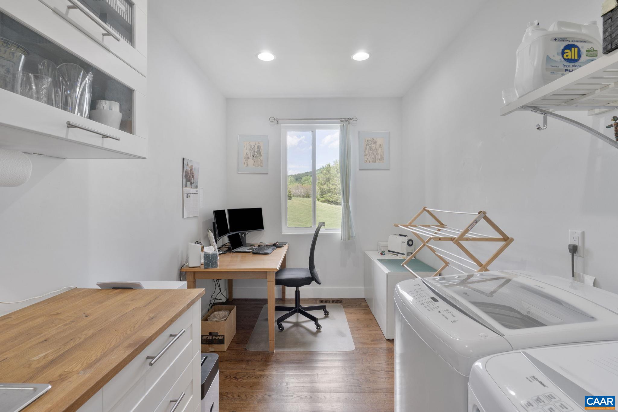 3457 Morgantown Road Charlottesville, VA 22903 - Photo 57 of 64 a workspace with furniture and wooden floor