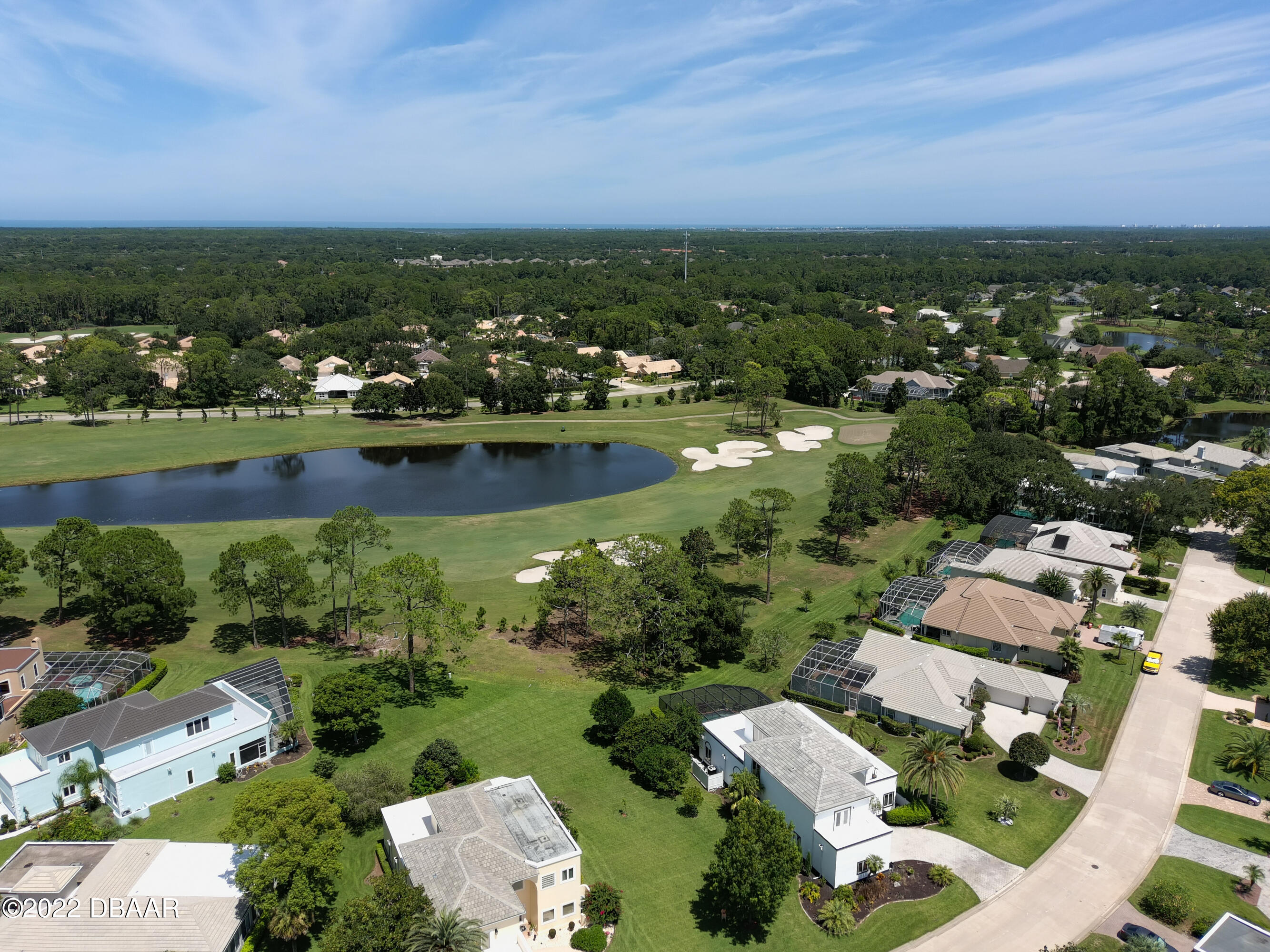13 Bay Pointe Drive Ormond Beach, FL 32174 - Photo 43 of 44 an aerial view of multiple house