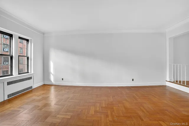 wooden floor in an empty room