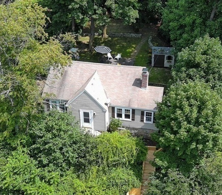 100 Winifred Avenue Worcester, MA 01602 - Photo 15 of 34 an aerial view of a house with yard and trees in the background