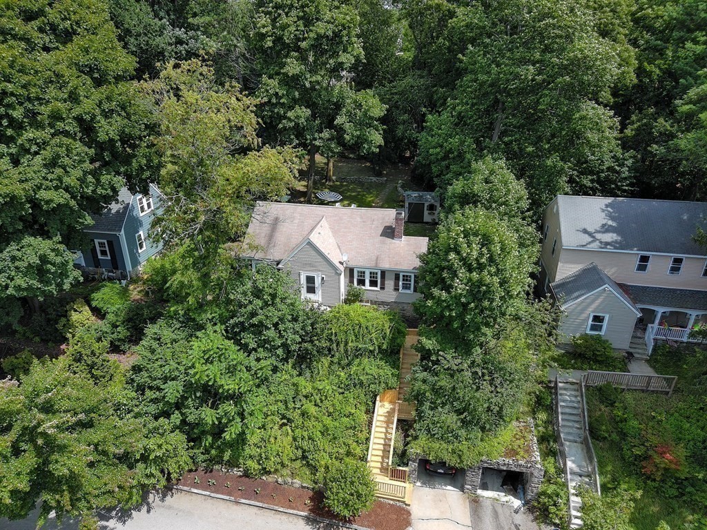 100 Winifred Avenue Worcester, MA 01602 - Photo 34 of 34 an aerial view of a house with yard and outdoor seating