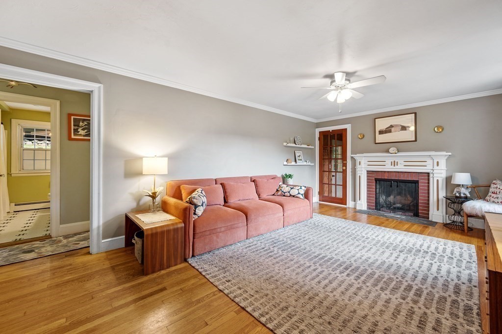 100 Winifred Avenue Worcester, MA 01602 - Photo 5 of 34 a bed room with a bed and a fireplace
