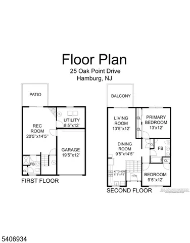 front view of a house with a garage