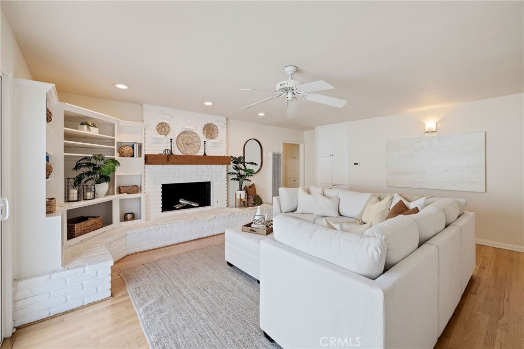 4914 Halison Street Torrance, CA 90503 - Photo 28 of 51 a living room with furniture and a fireplace