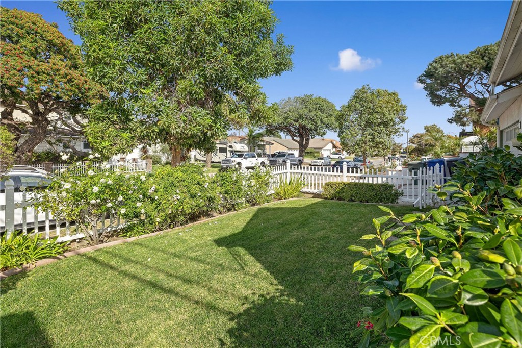 4914 Halison Street Torrance, CA 90503 - Photo 5 of 51 a view of yard with swimming pool and green space