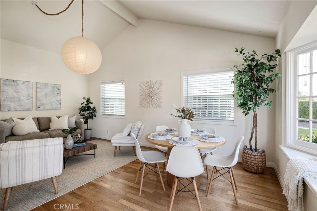 4914 Halison Street Torrance, CA 90503 - Photo 6 of 51 a view of a dining room with furniture window and wooden floor