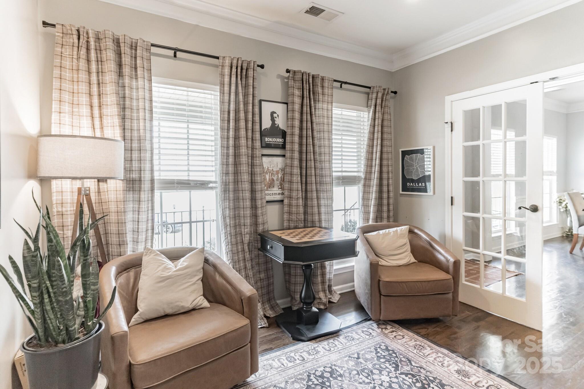 7215 Meyer Road Fort Mill, SC 29715 - Photo 8 of 35 a living room with furniture and a floor to ceiling window
