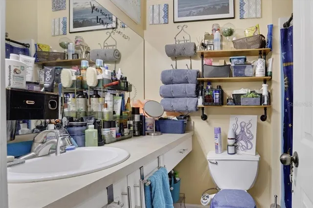 a view of street with sitting area