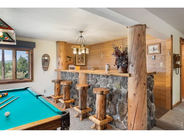 a view of a terrace with sitting area