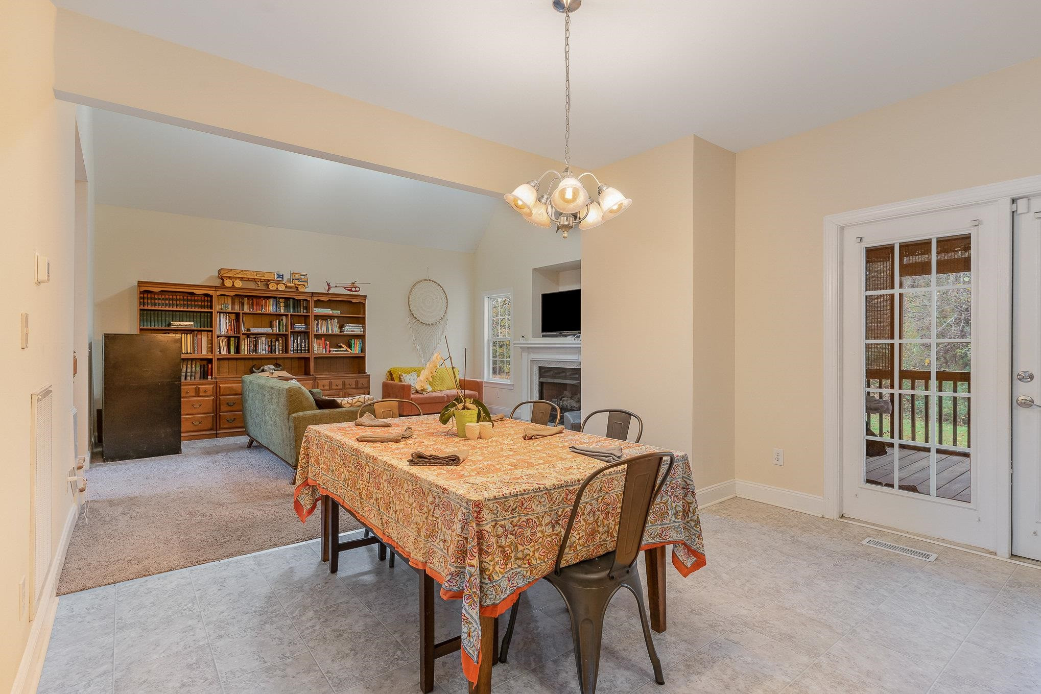 33 Alfred Court Raleigh, NC 27603 - Photo 8 of 24 a view of a dining room with furniture window and outside view