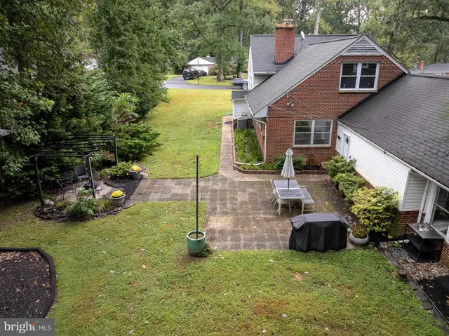 a view of a food mall next to a building