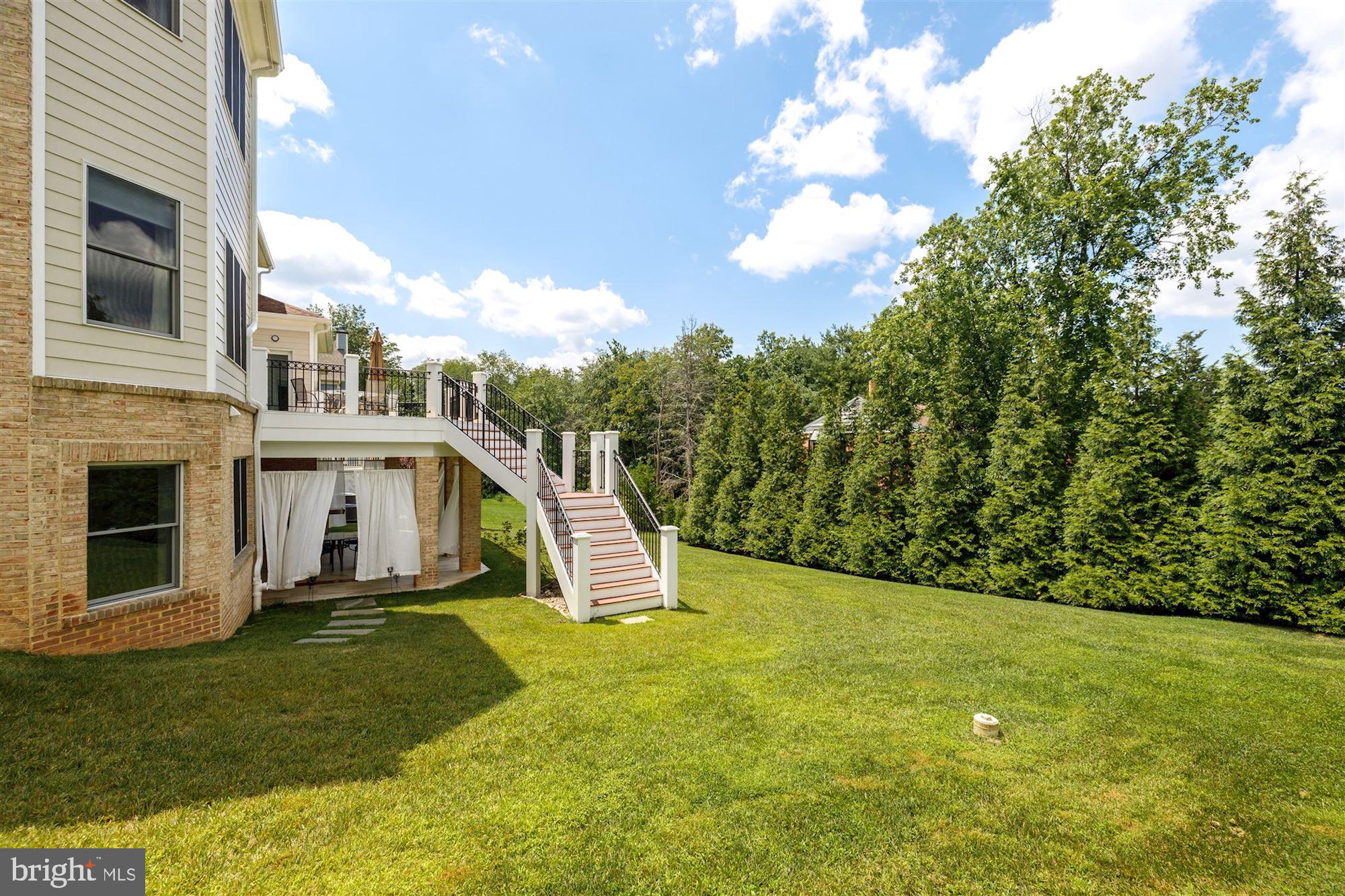 9810 Hall Road Potomac, MD 20854 - Photo 71 of 77 established evergreen "fencing"