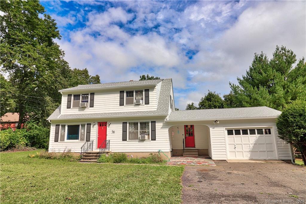 56 Pine Hill Road Thomaston, CT 06787 - Photo 1 of 1 a front view of a house with a yard