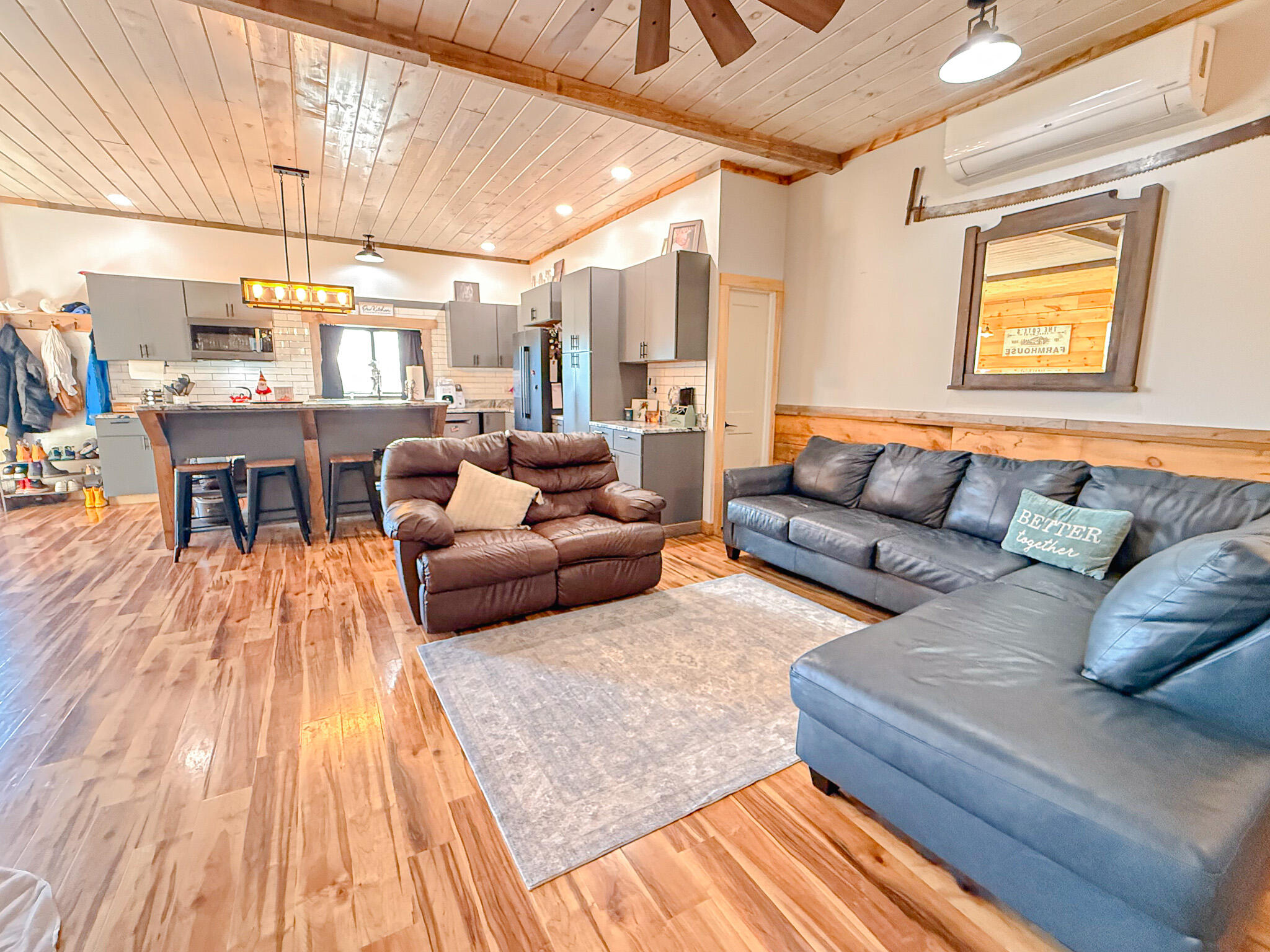 967 Newbury Neck Road Surry, ME 04684 - Photo 19 of 54 Living room and kitchen