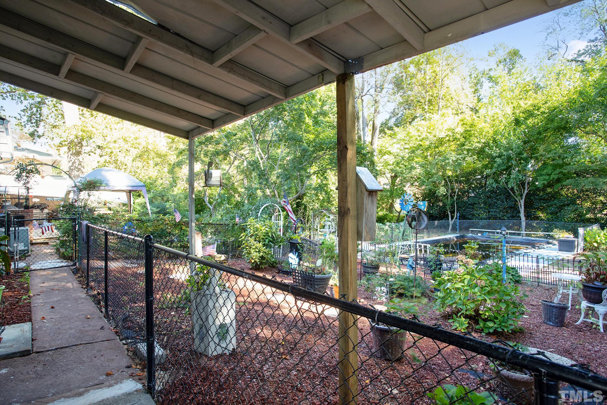 4719 Forestdale Road Raleigh, NC 27603 - Photo 28 of 28 a view of balcony with wooden floor