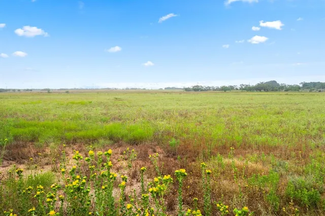 a view of an ocean and beach
