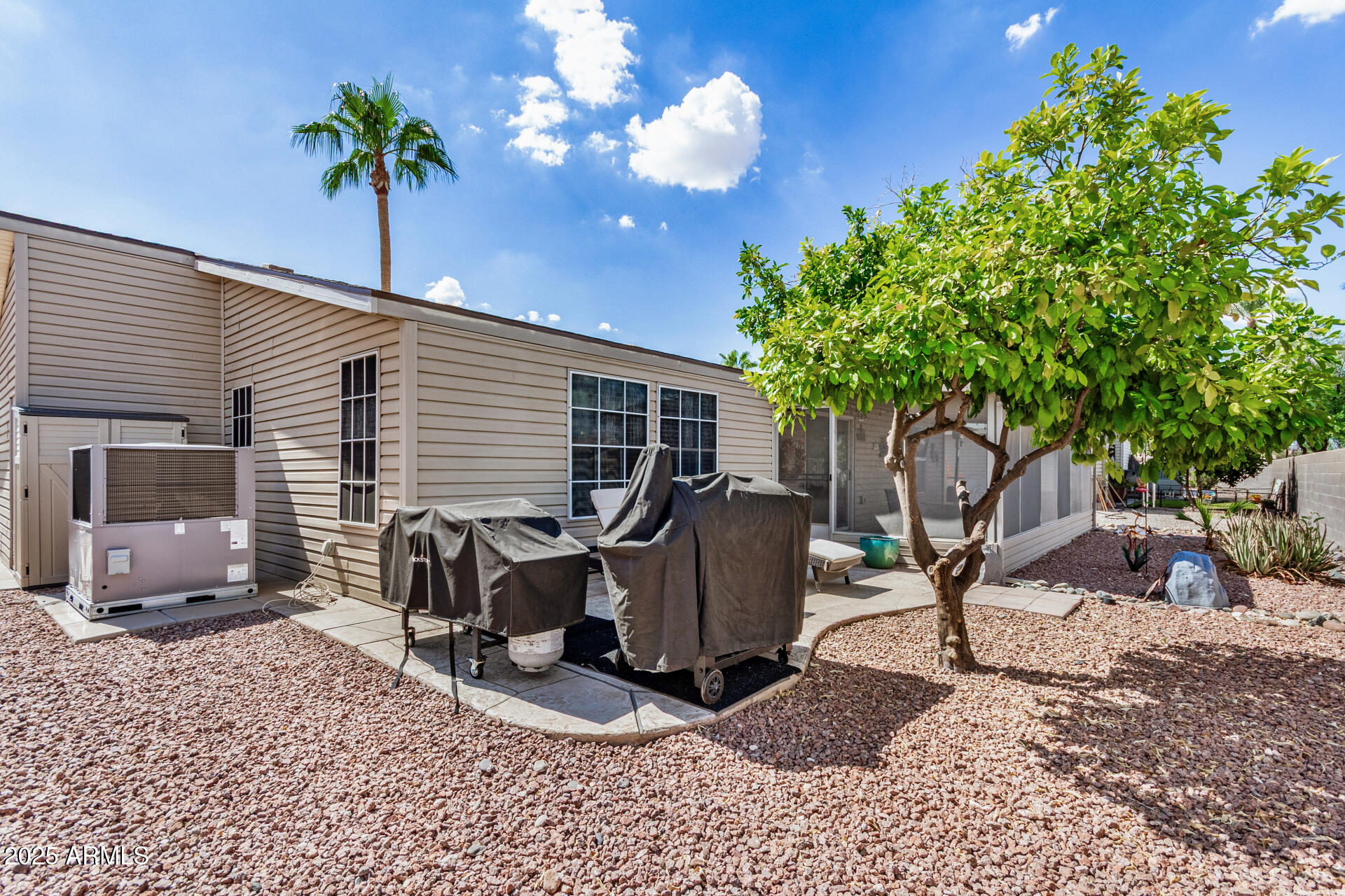 3301 South Goldfield Road, Unit 1002 Apache Junction, AZ 85119 - Photo 24 of 25 a view of a house with backyard and sitting area