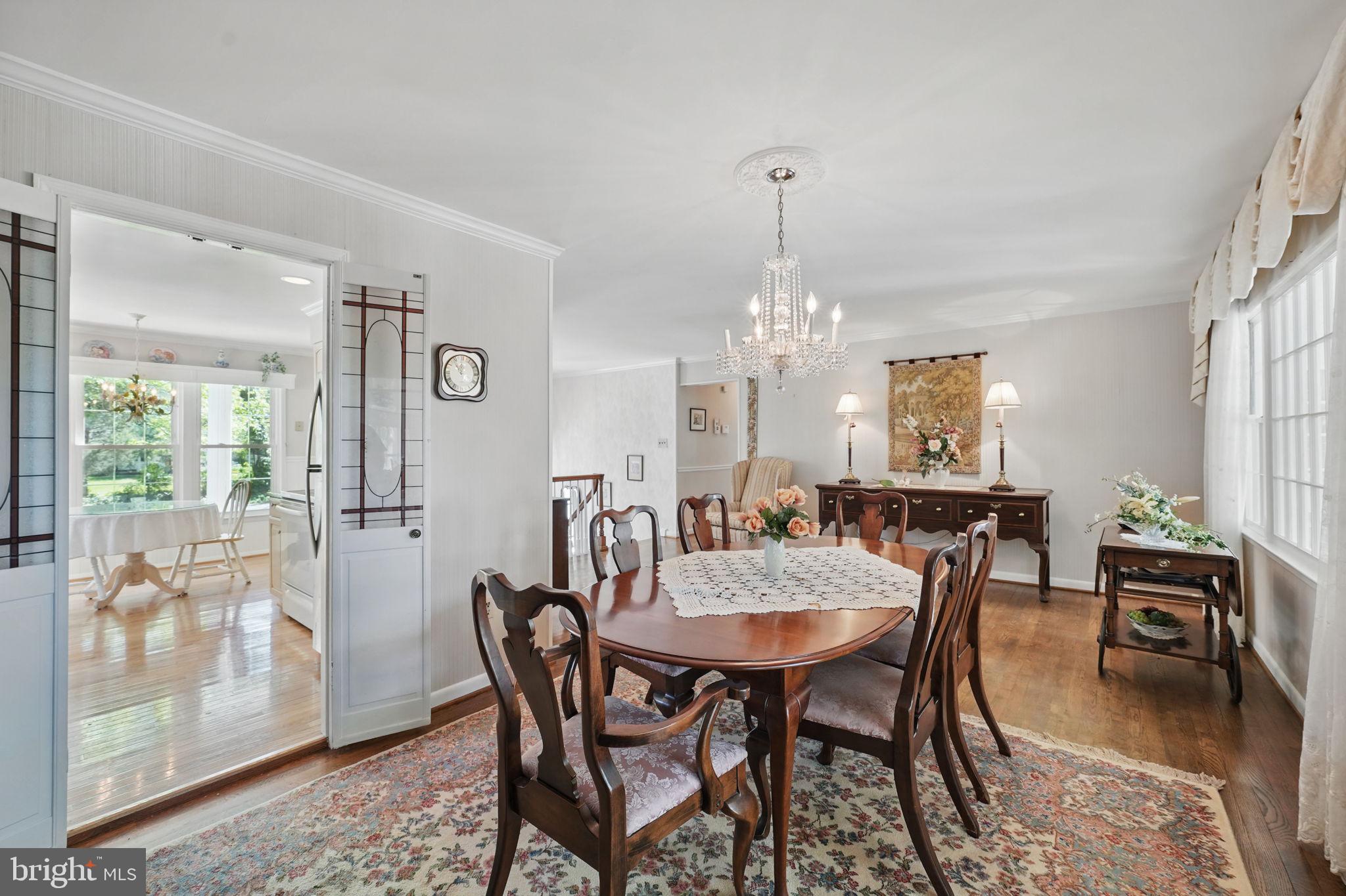 4602 Old Mill Road Alexandria, VA 22309 - Photo 29 of 46 a view of a dining room and livingroom view
