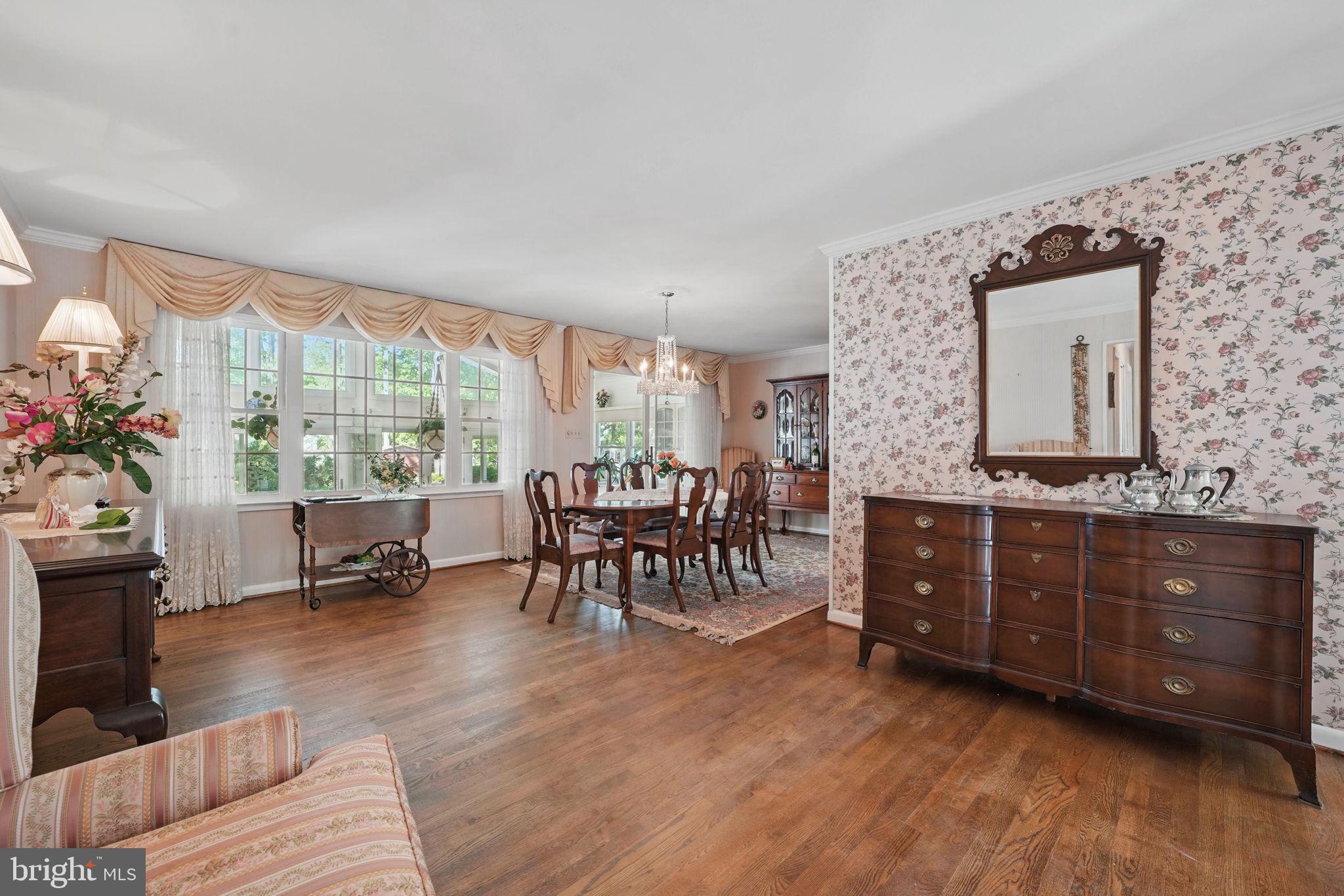4602 Old Mill Road Alexandria, VA 22309 - Photo 5 of 46 a living room with furniture and a large window