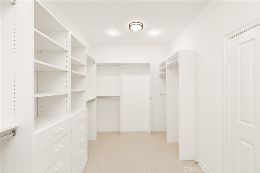 18 Vernon Newport Coast, CA 92657 - Photo 32 of 52 a view of walk in closet with empty racks