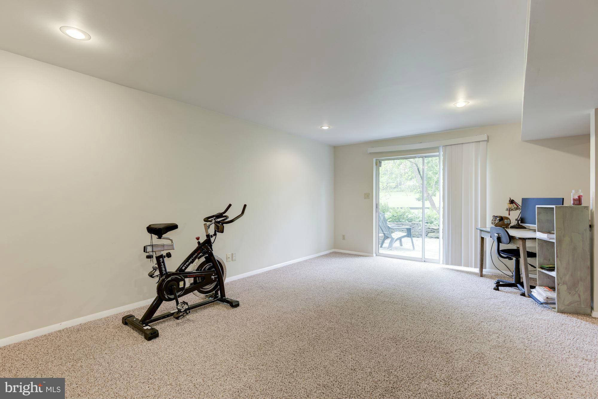 17 New Cut Road Round Hill, VA 20141 - Photo 22 of 29 a view of a room with gym equipment and a window