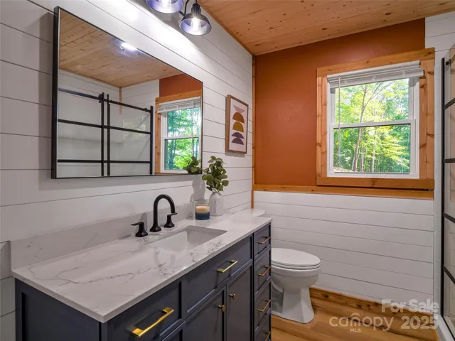 a bathroom with a sink and a toilet